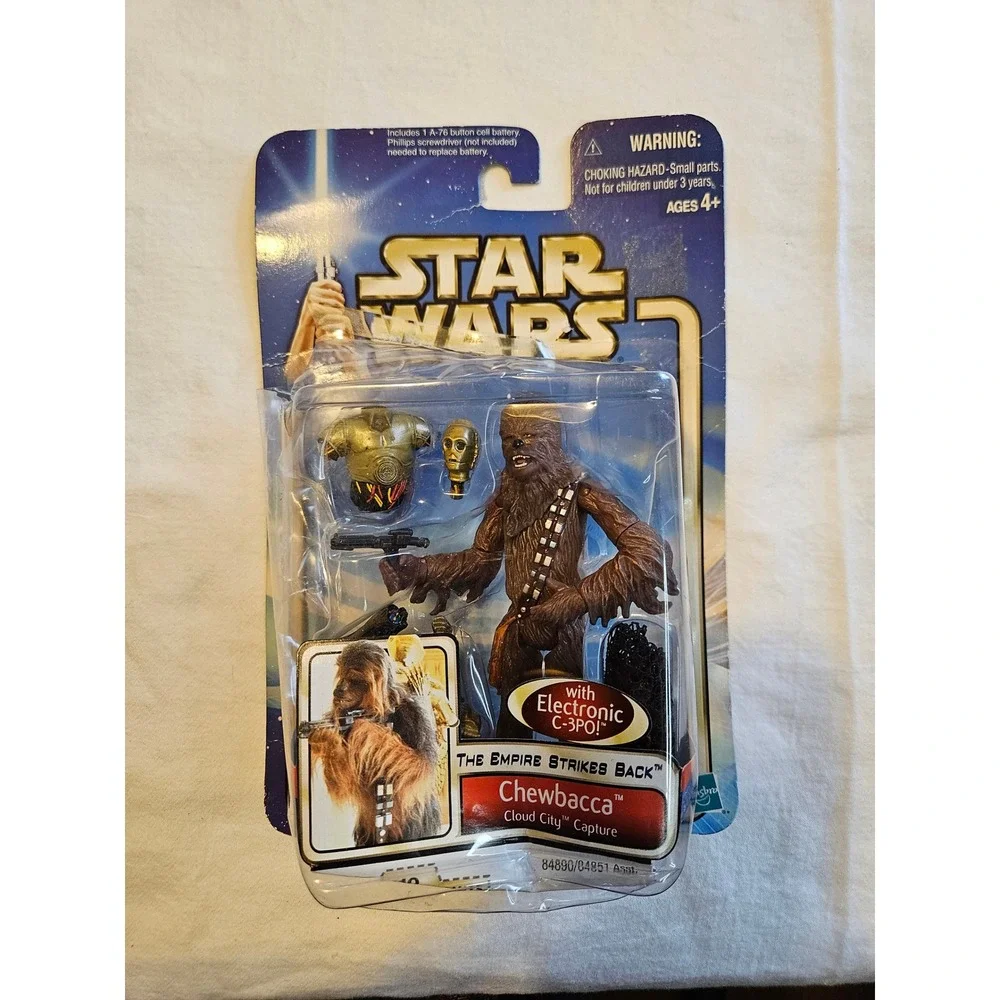 Star‎ Wars Action Figure Lot of 7 Vintage Leia Chewy Luke Han Solo Storm Trooper